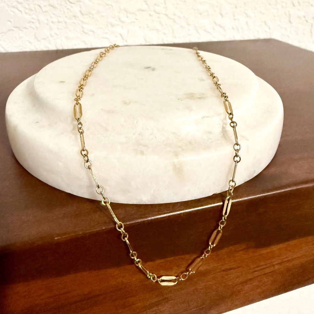 MOVING SALE | Women’s “All The Wire” 14k Gold-Plated Delicate Chain Necklace